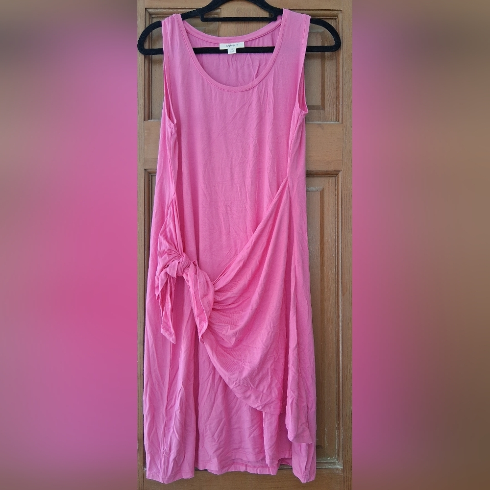 Style & Co. Pink Midi Dress